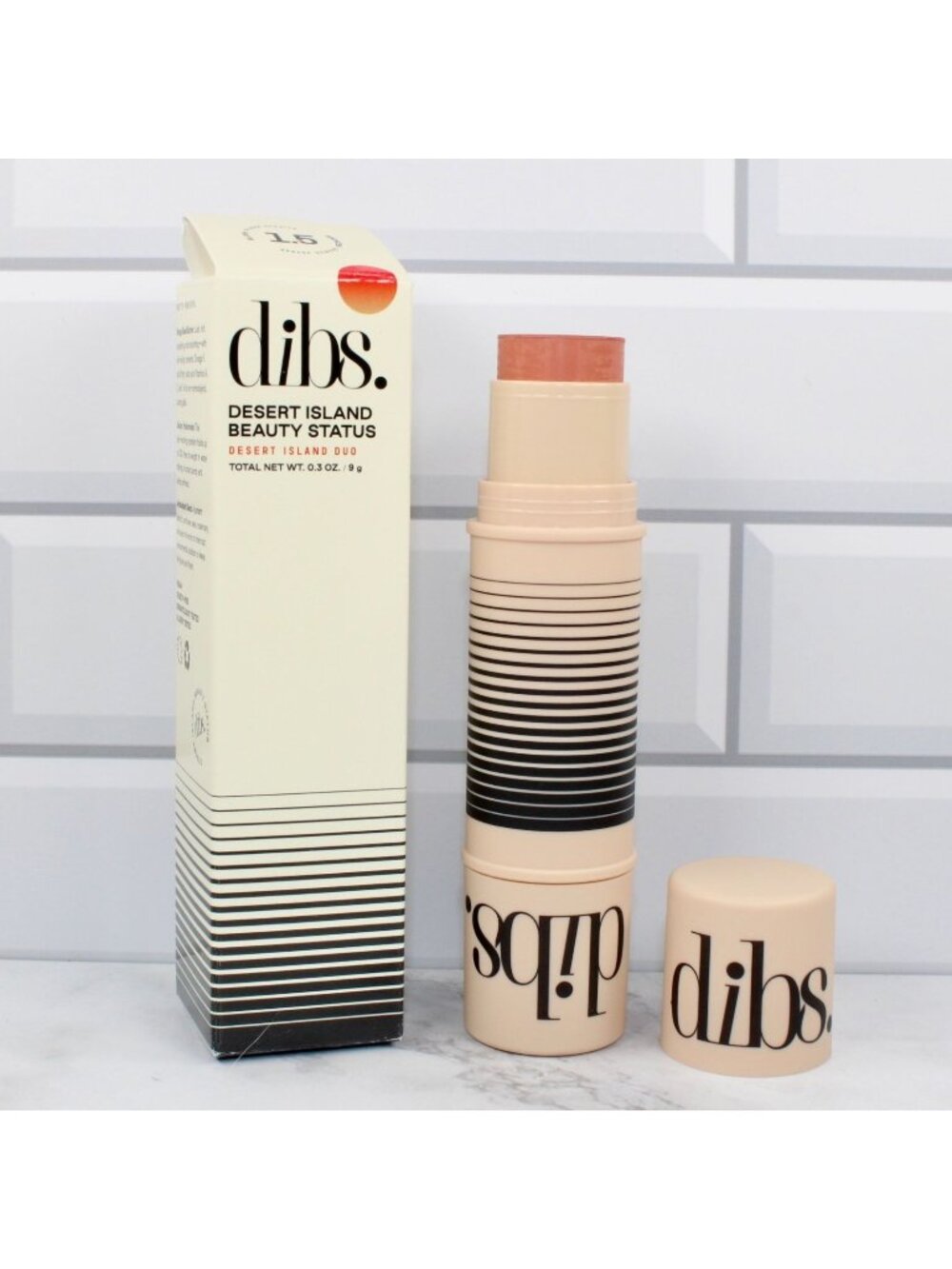 Dibs Desert Island Duo Blush & Bronzer Stick Shade 1.5 BLOOM SERVICE/BON VOYAGE